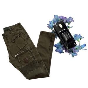 Heritage America NNWOT Cargo Olive Skinny Jeans Men 32 *Pls See Description*